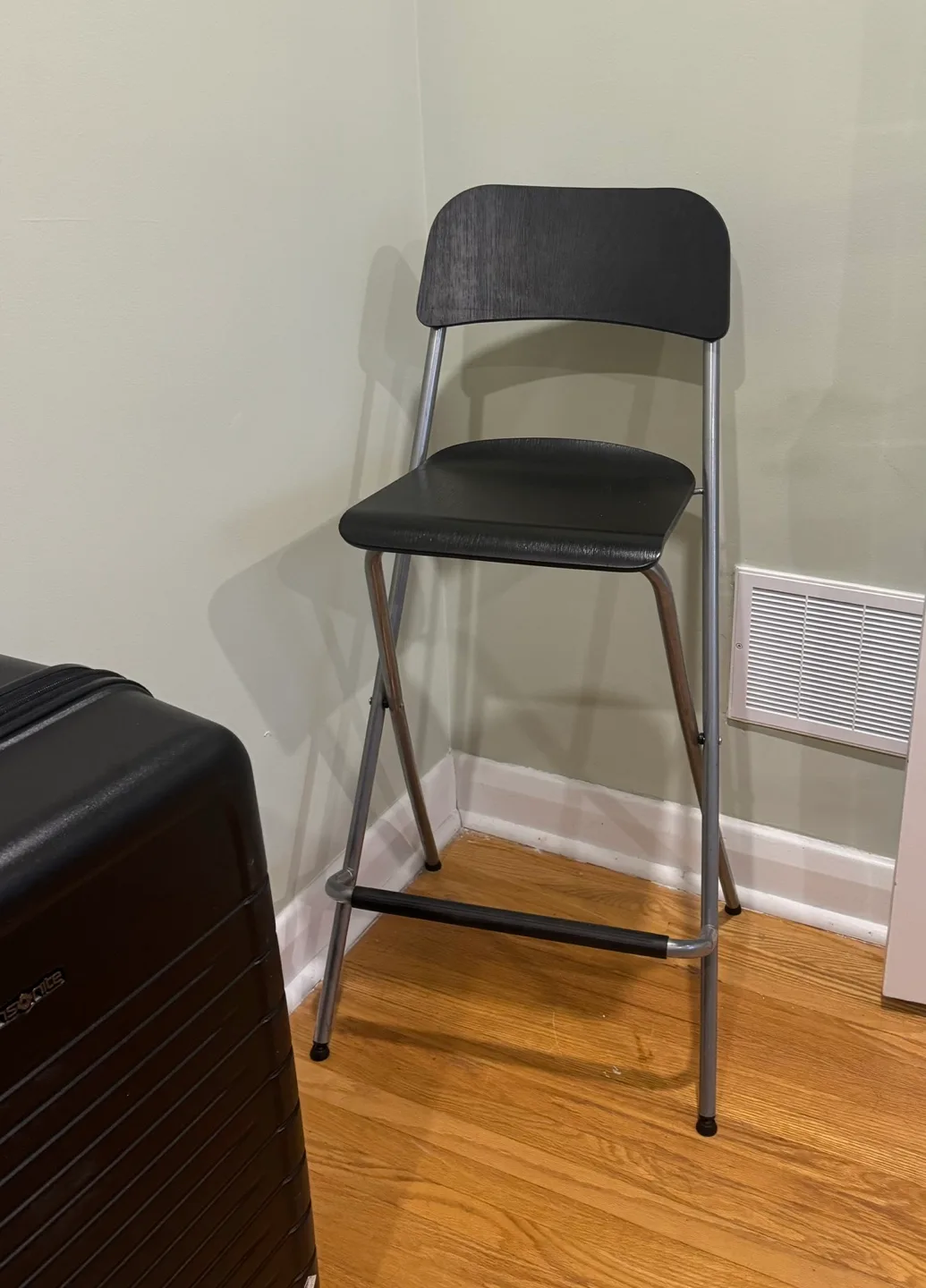 Black Folding Bar Stool thumbnail