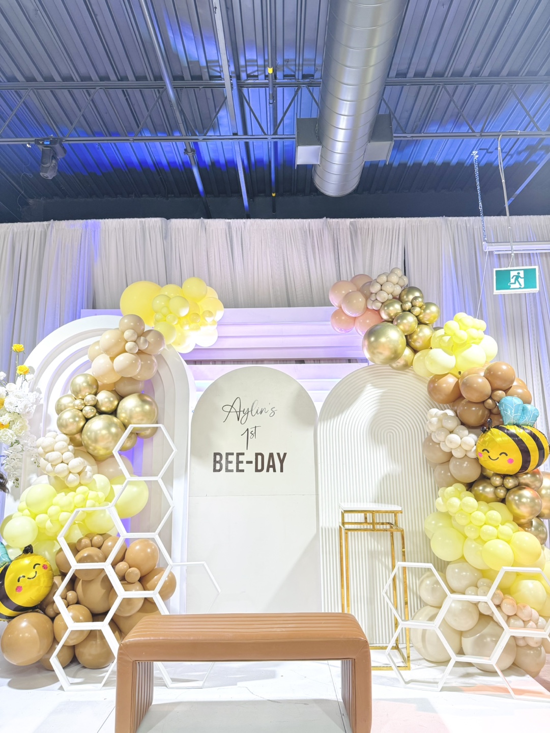 Bee-themed Balloon Arch