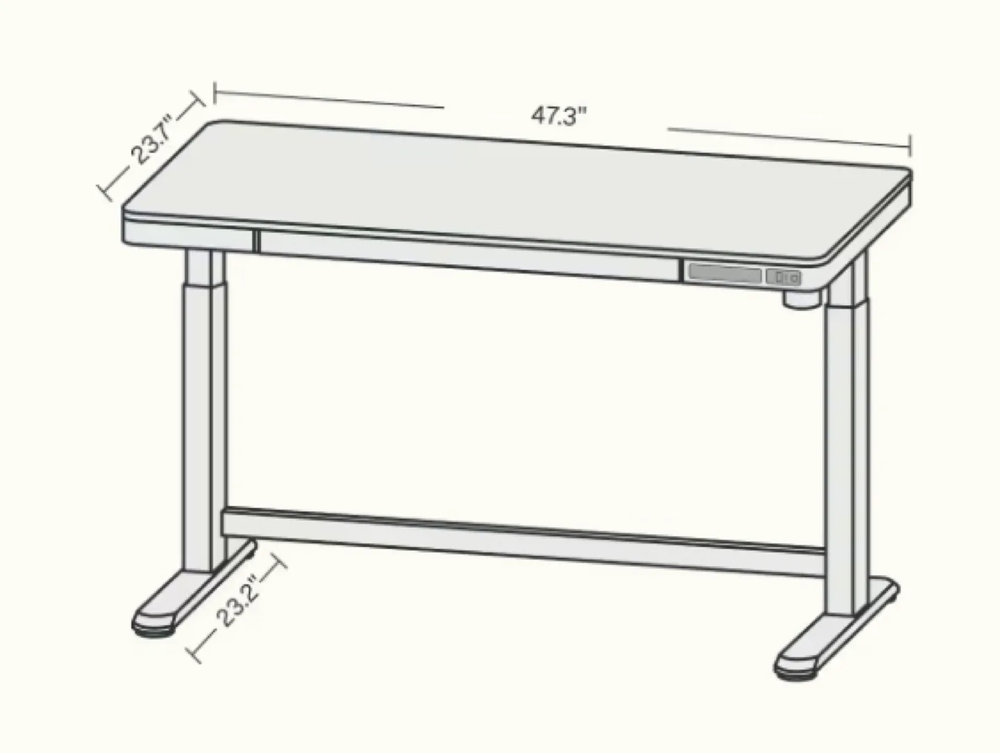 Electric Standing Desk, FlexiSpot image indicator(5)