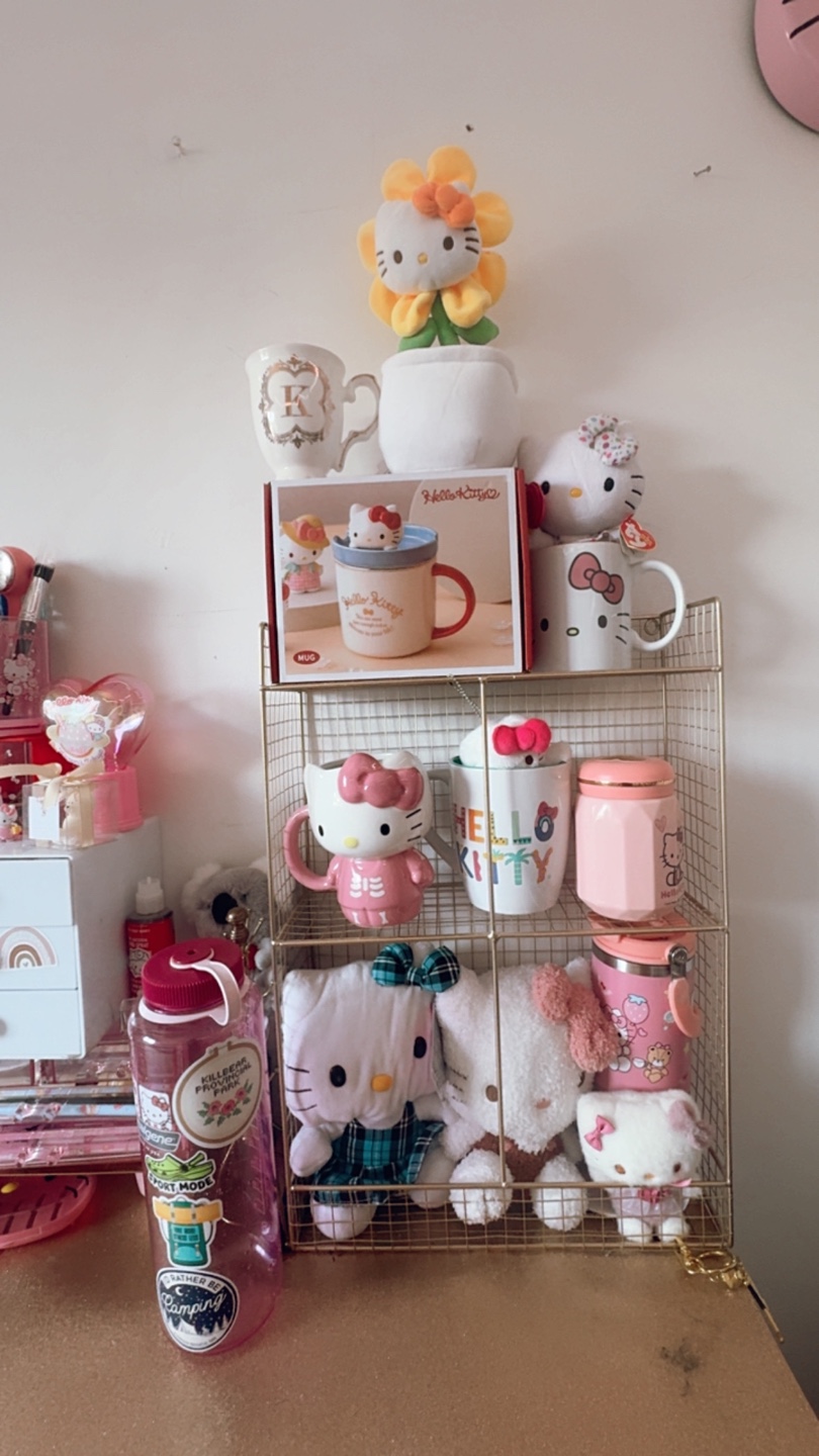 Hello Kitty Plush Toys and Mug Set