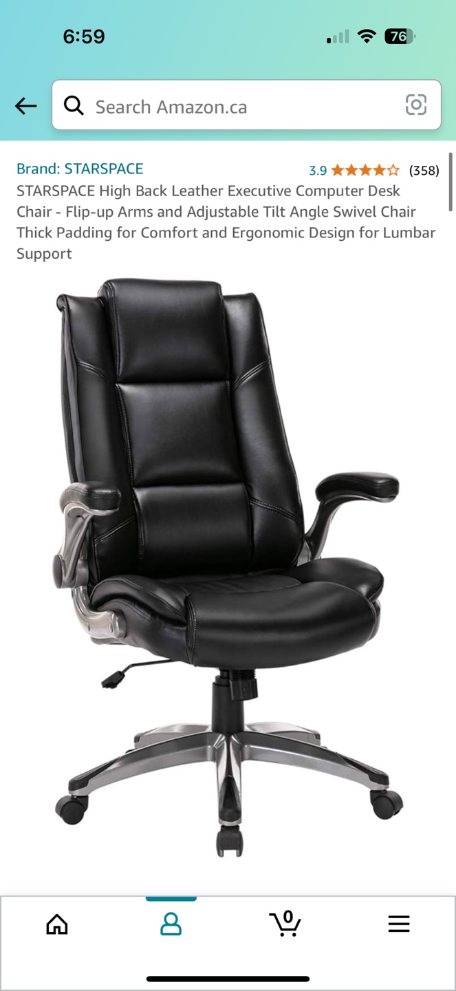 STARSPACE Office Chair - Black