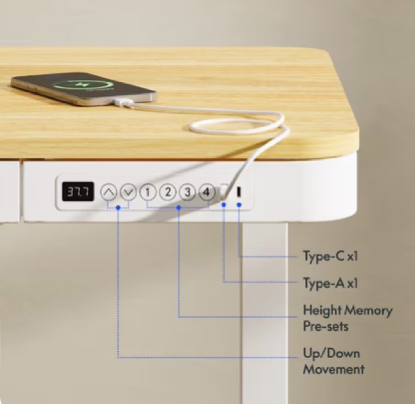 Electric Standing Desk, FlexiSpot - photo 3