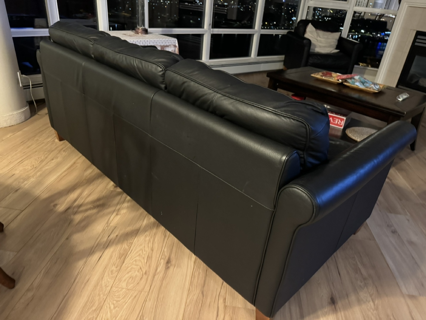 Leather Sofa and Chair - photo 3