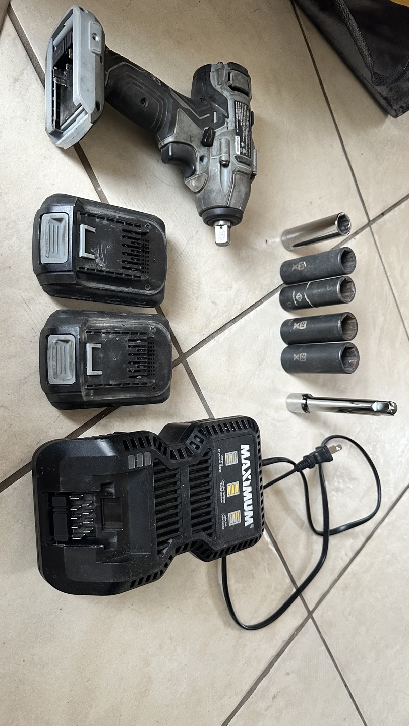 Cordless Impact Wrench & Accessories