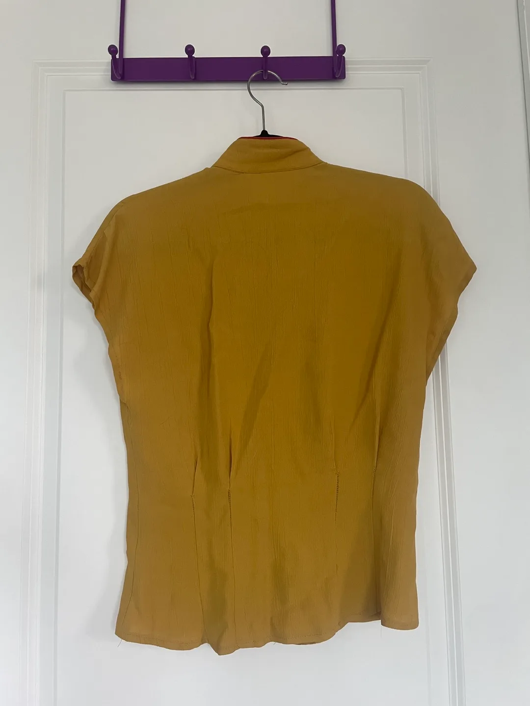 Vintage mustard yellow Blouse image indicator(3)