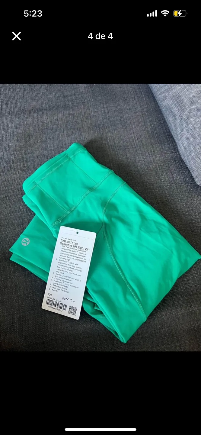 Lululemon Fast and Free Tight 24" thumbnail