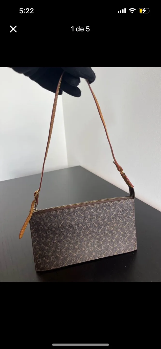 Brown pochette, small bag thumbnail