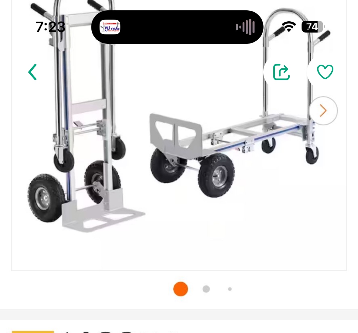 Heavy Duty Hand Truck/Dolly - photo 2