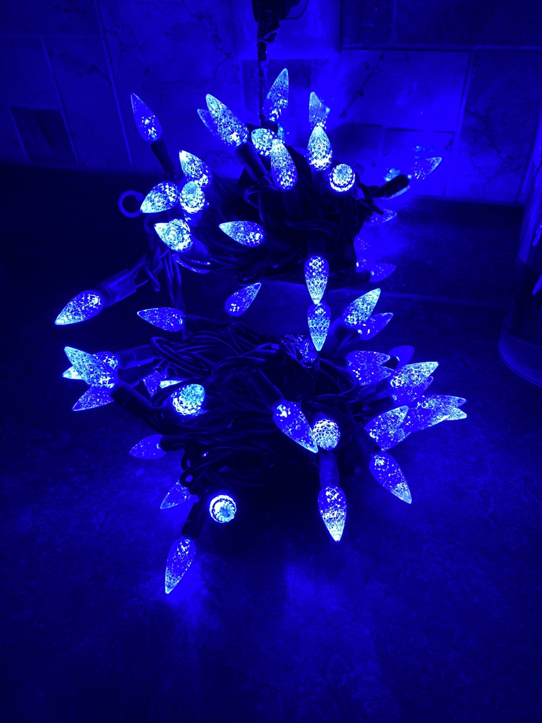 Christmas Lights - Blue, Red and White - photo 2