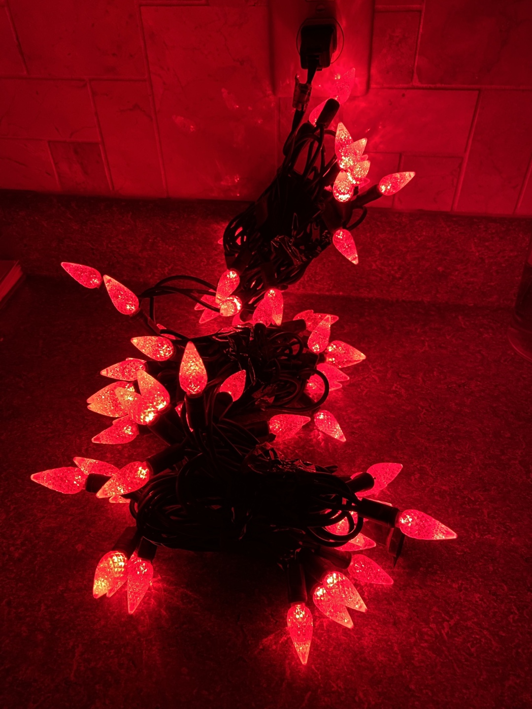 Christmas Lights - Blue, Red and White - photo 4