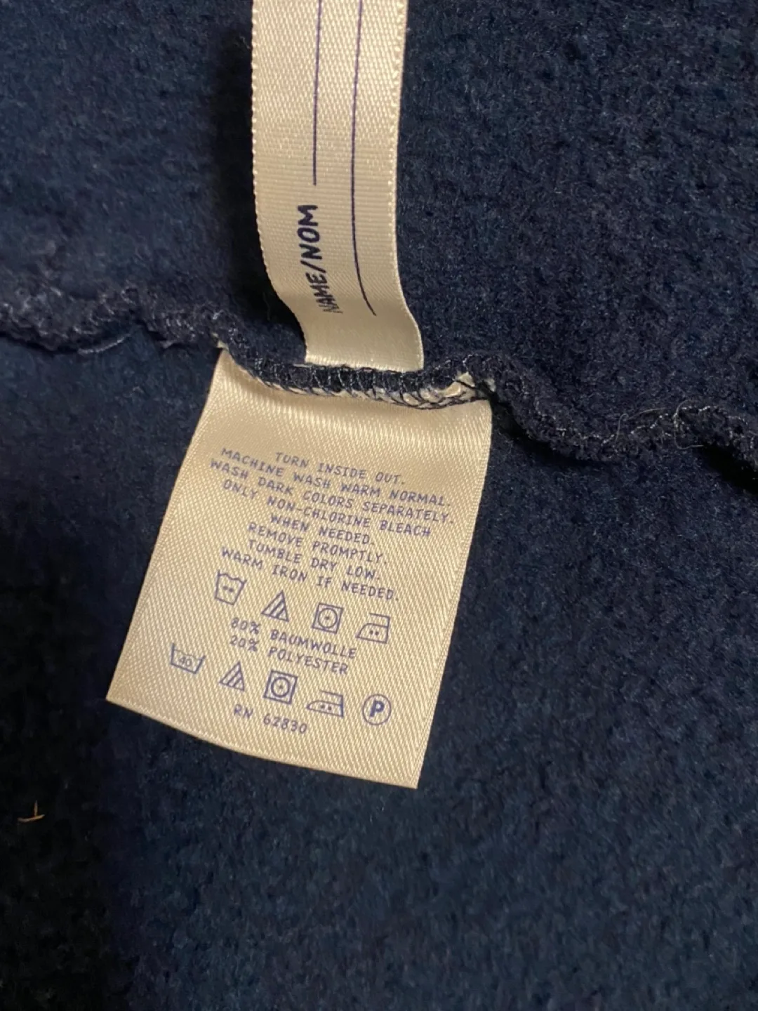 Land's End Navy Blue Peacoat kids size 7 to 8 image indicator(4)