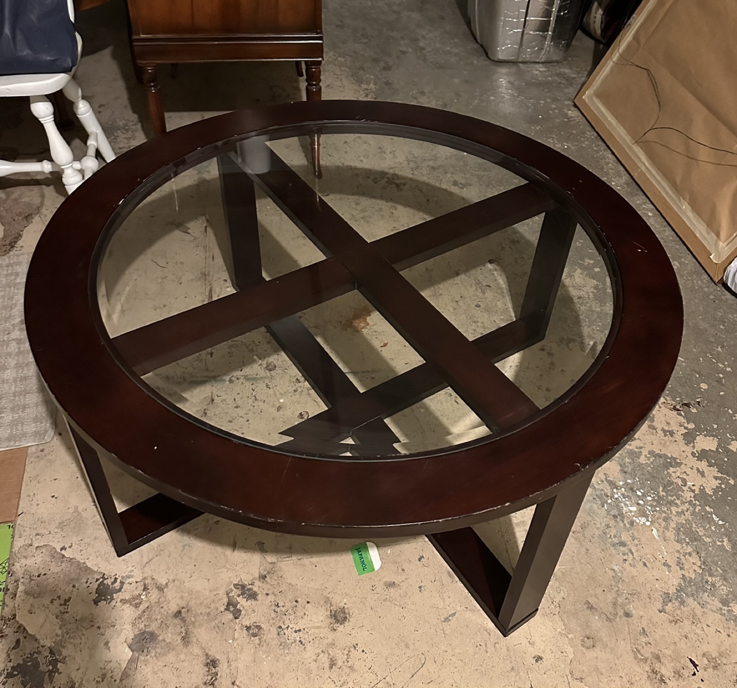 Glass Top Coffee Table