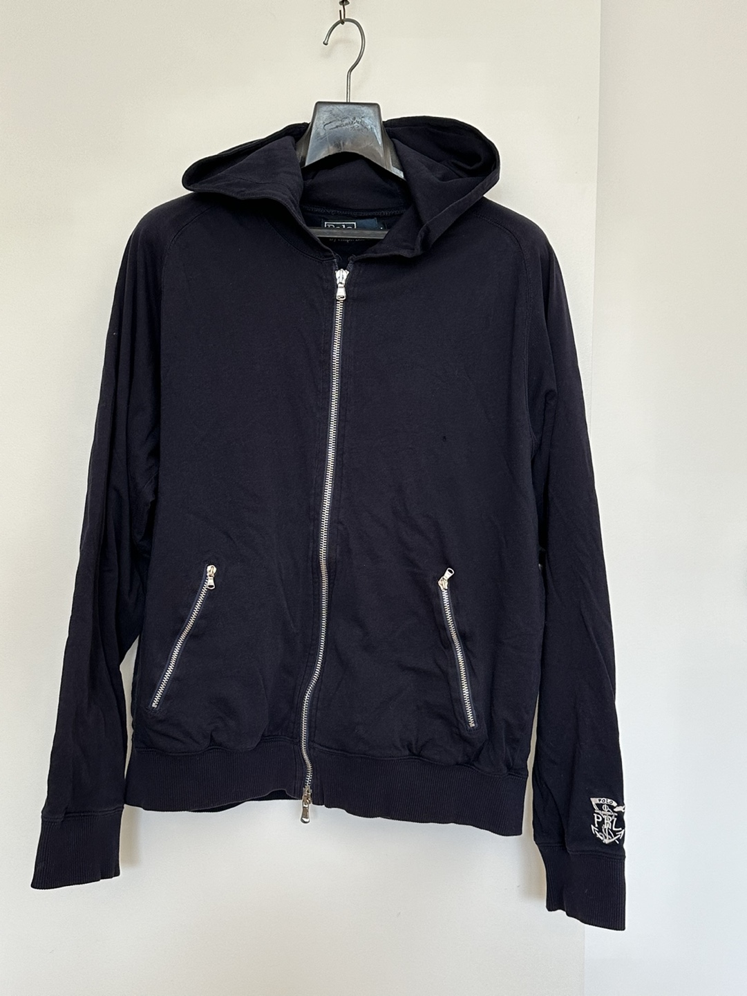 Polo Ralph Lauren Black Zip Up Hoodie