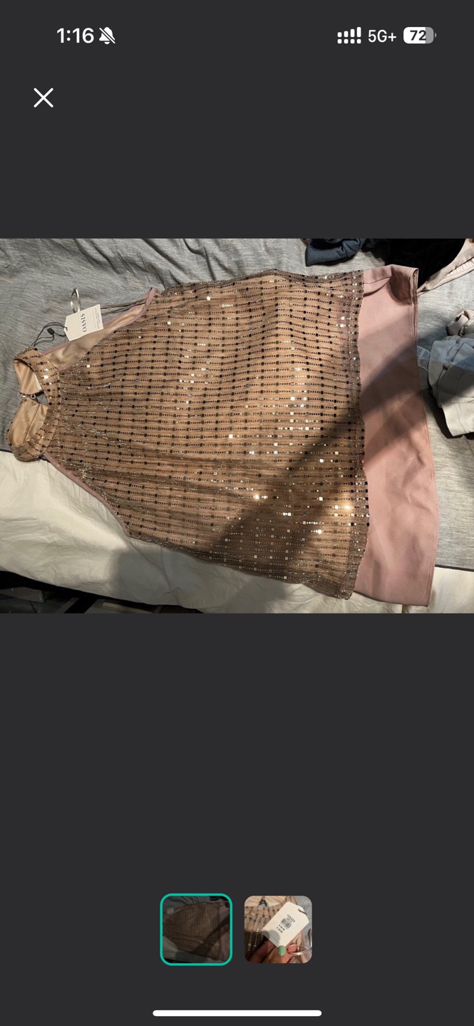 Oasis Sequin Tank Top