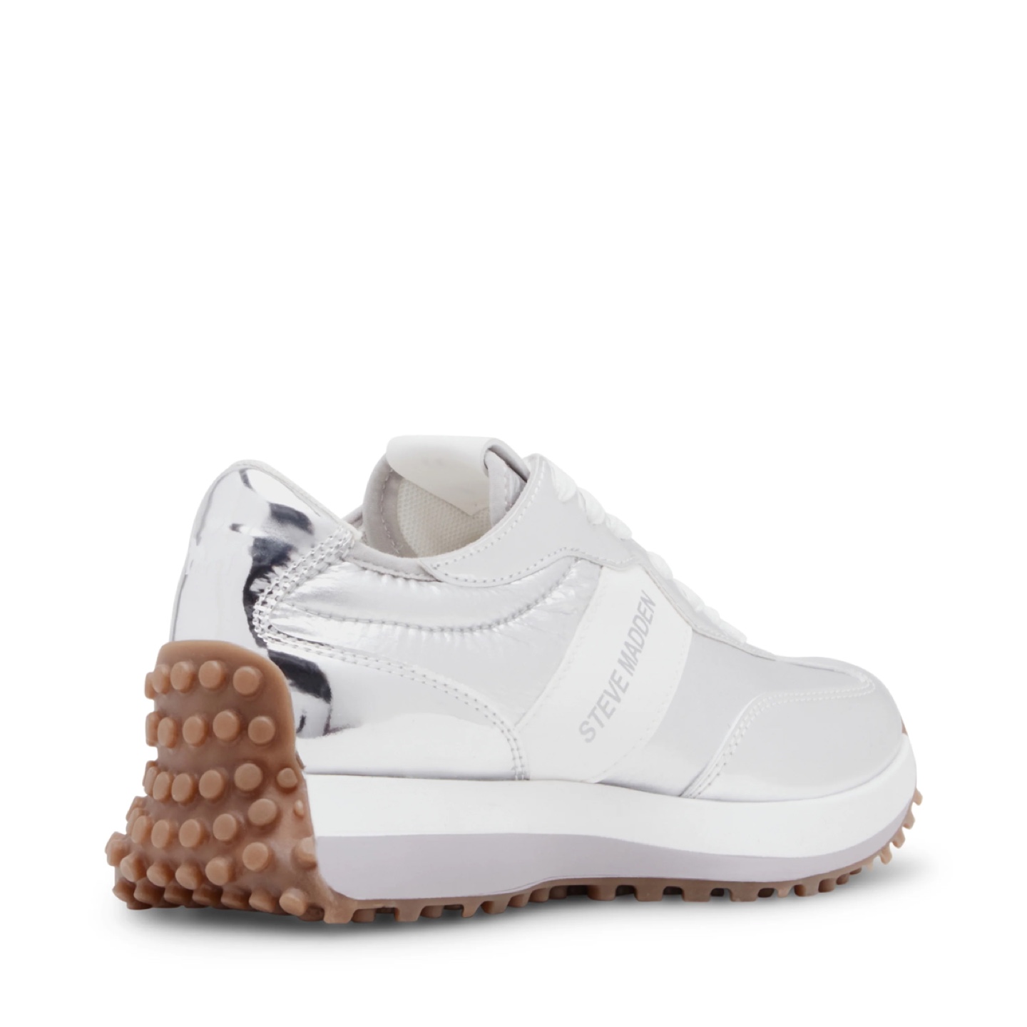 Steve Madden Fozaza Silver Sneakers - photo 3