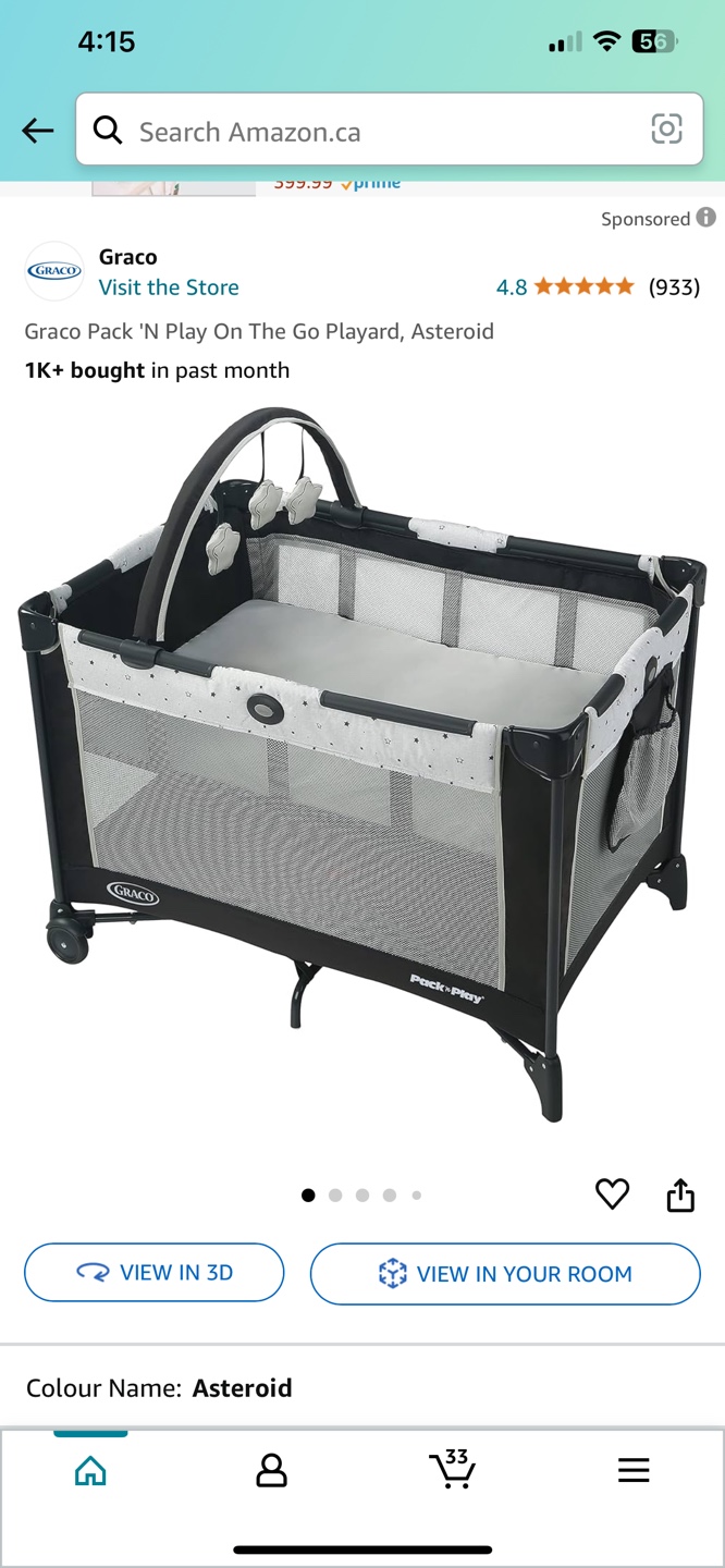 Graco Pack 'n Play On The Go Playard - Asteroid