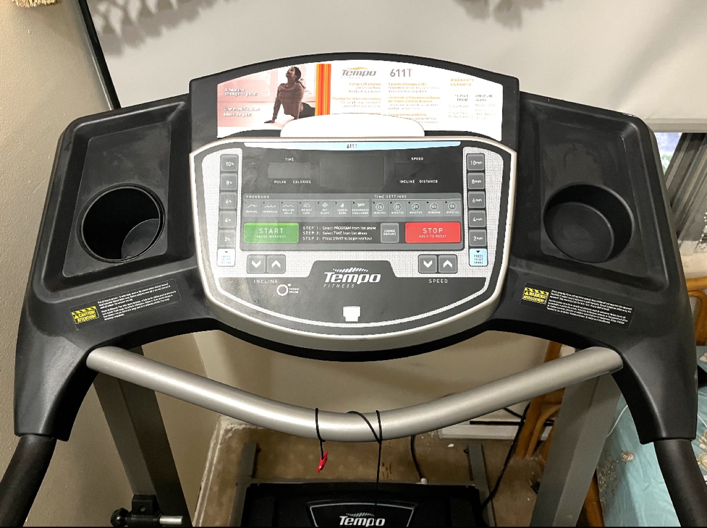Tempo 6111 Treadmill - photo 3