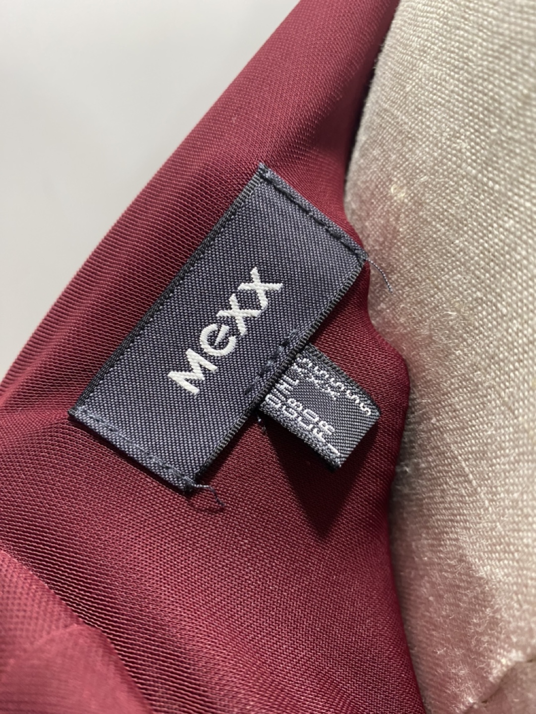 Burgundy Maxi Dress with Straps - photo 3