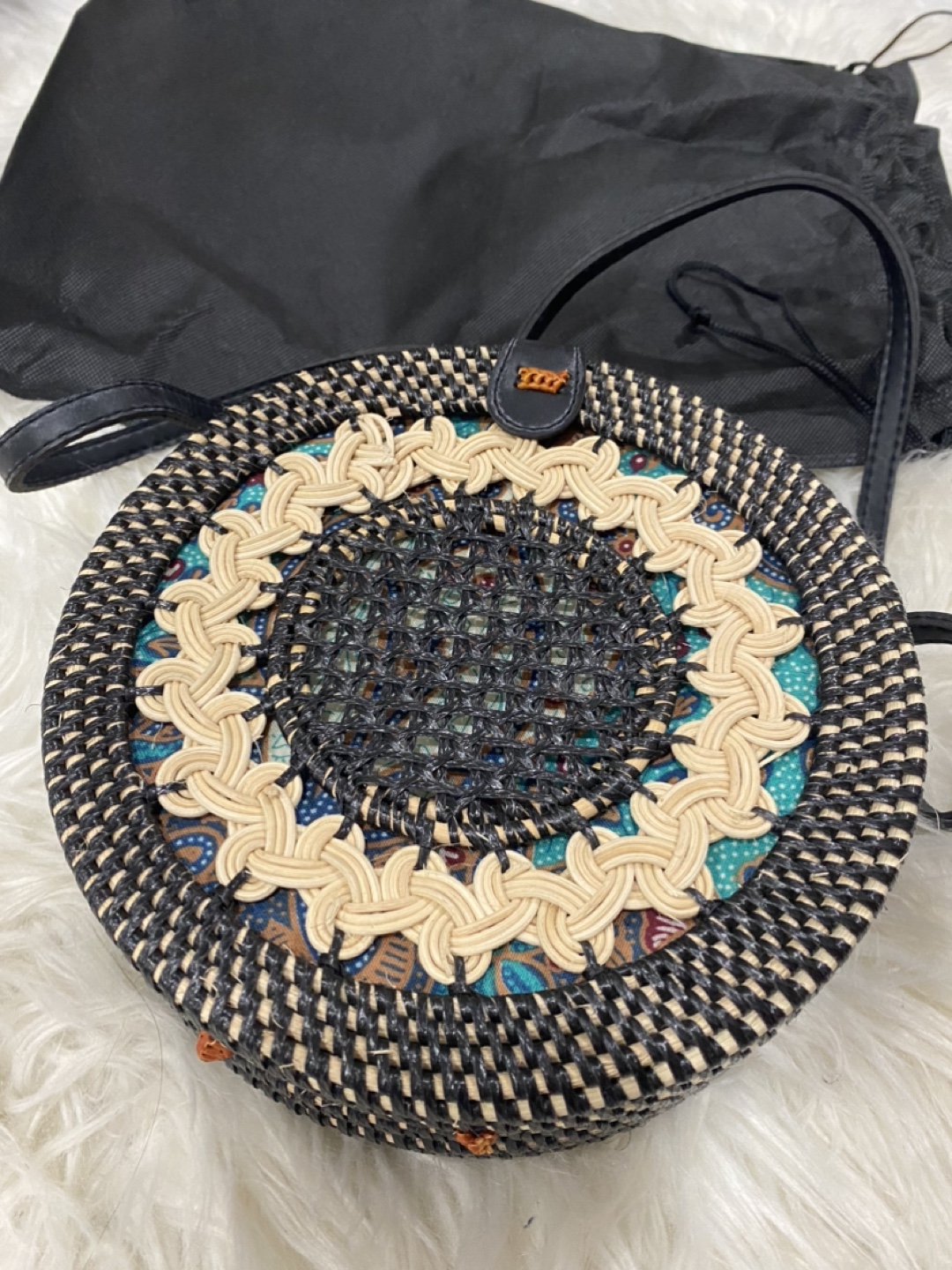 Round Woven Bag - photo 2
