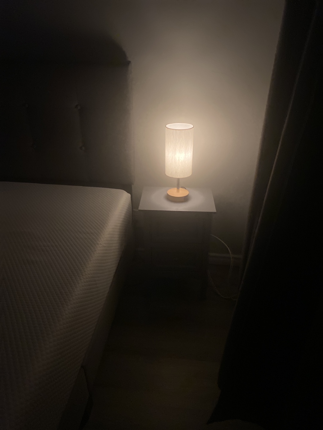 Grey Nightstand with Lampx2 - photo 3