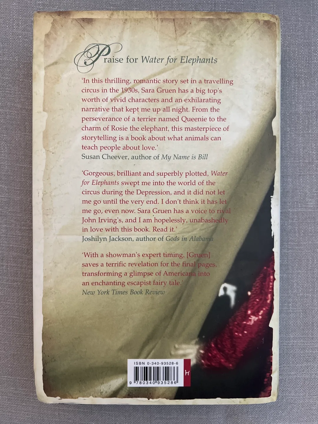 Water for Elephants Paperback Book image indicator(3)