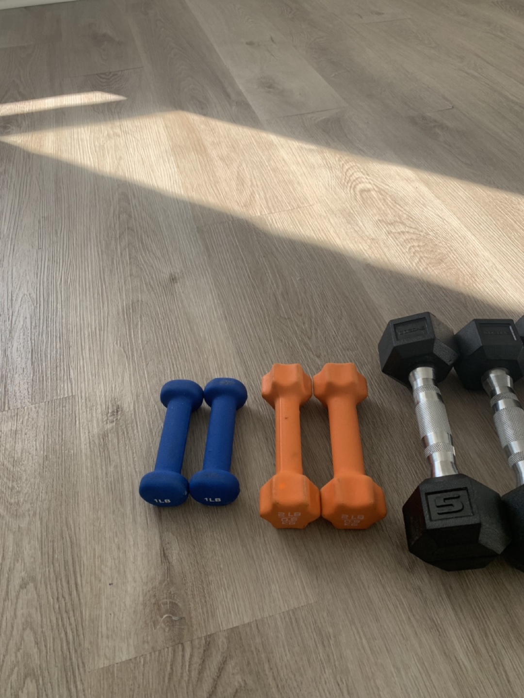 Dumbbell Set - 1, 2, 5, 10, 20 lbs - photo 3