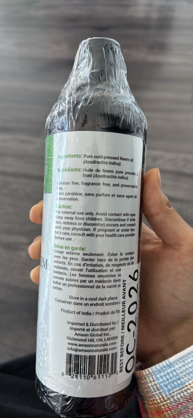 100% Pure Neem Oil - 473 ml (16 fl oz) - photo 2