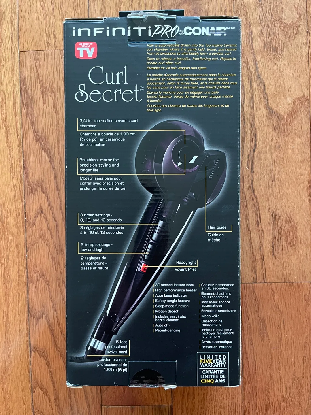 Infiniti Pro by Conair Curl Secret Automatic Curling Iron image indicator(4)