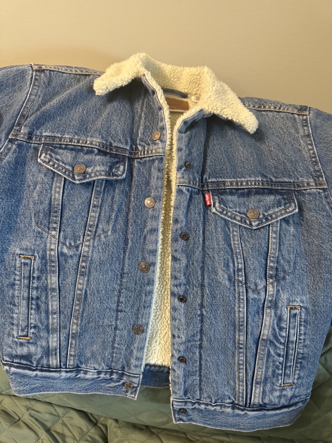 Levi's Denim Jacket with Sherpa Lining
