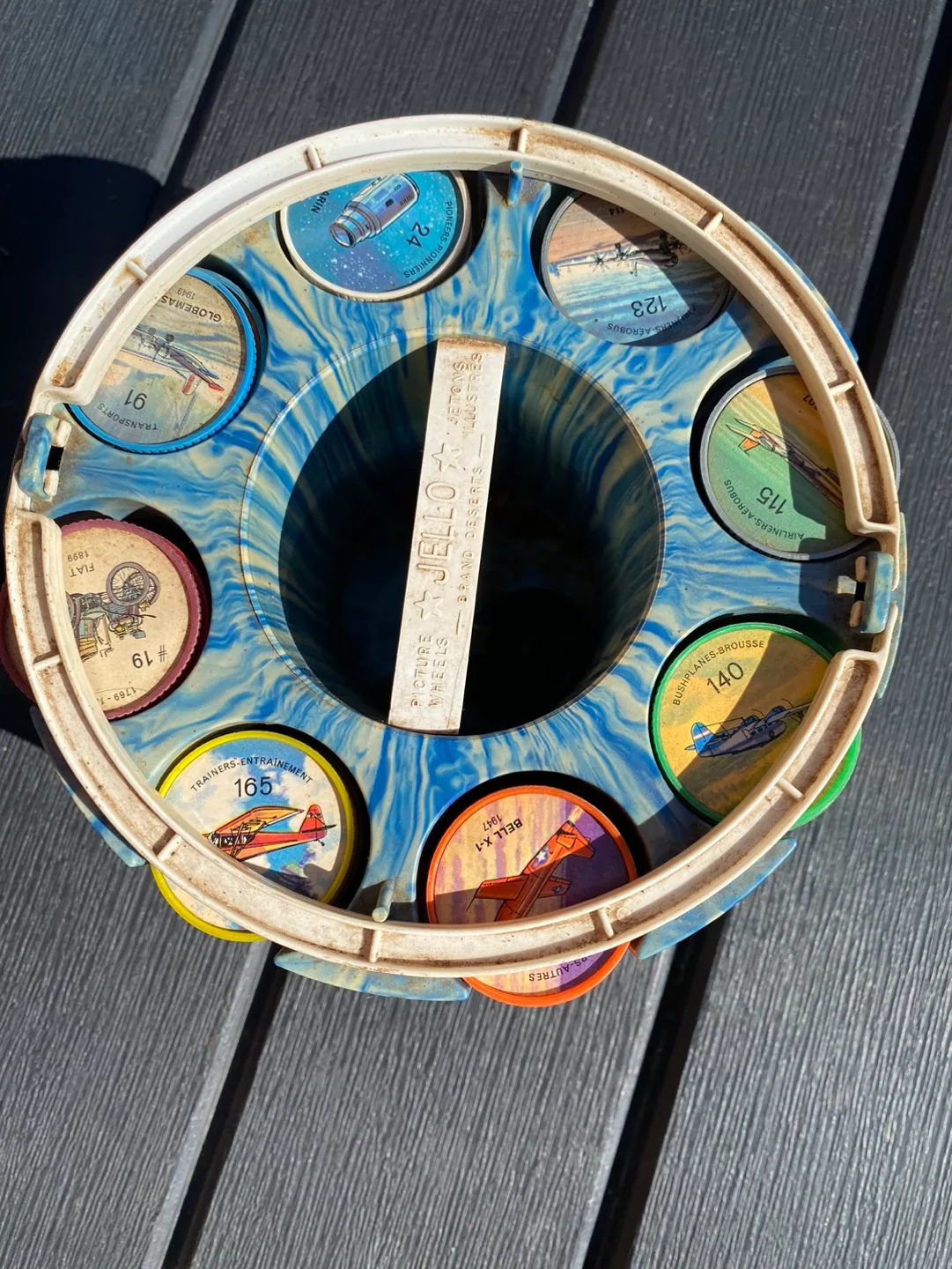 Vintage Jello Airplane poker Chip Set 1961 image indicator(2)