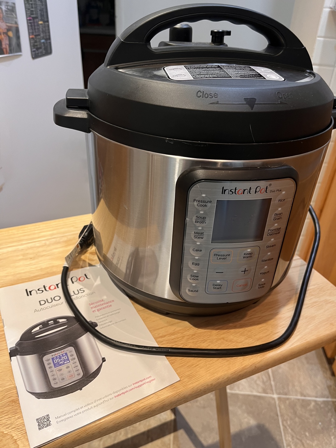 Instant Pot Duo Plus 6 Qt Electric Pressure Cooker