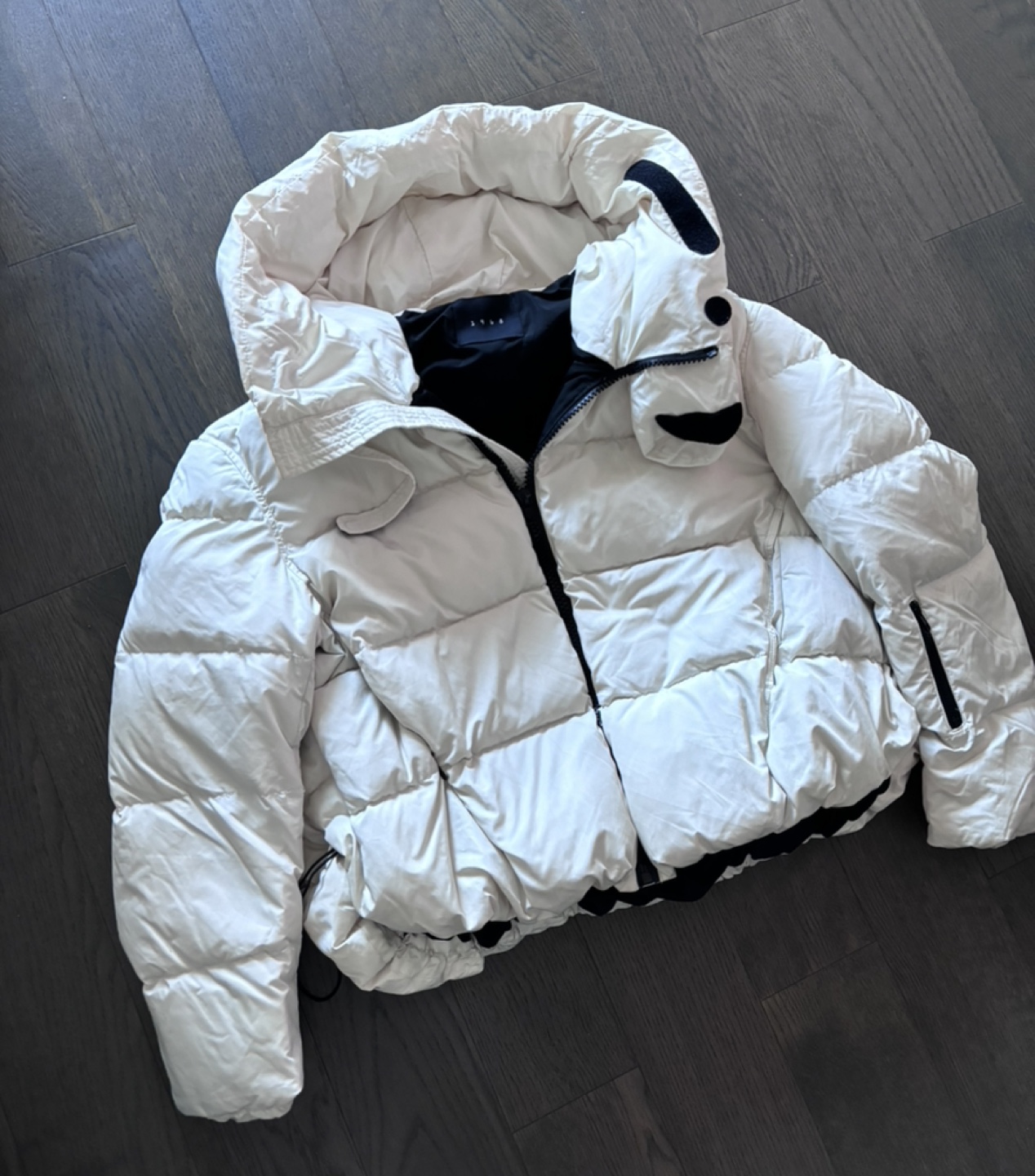 Short White Puffer Winter Jacket - photo 2