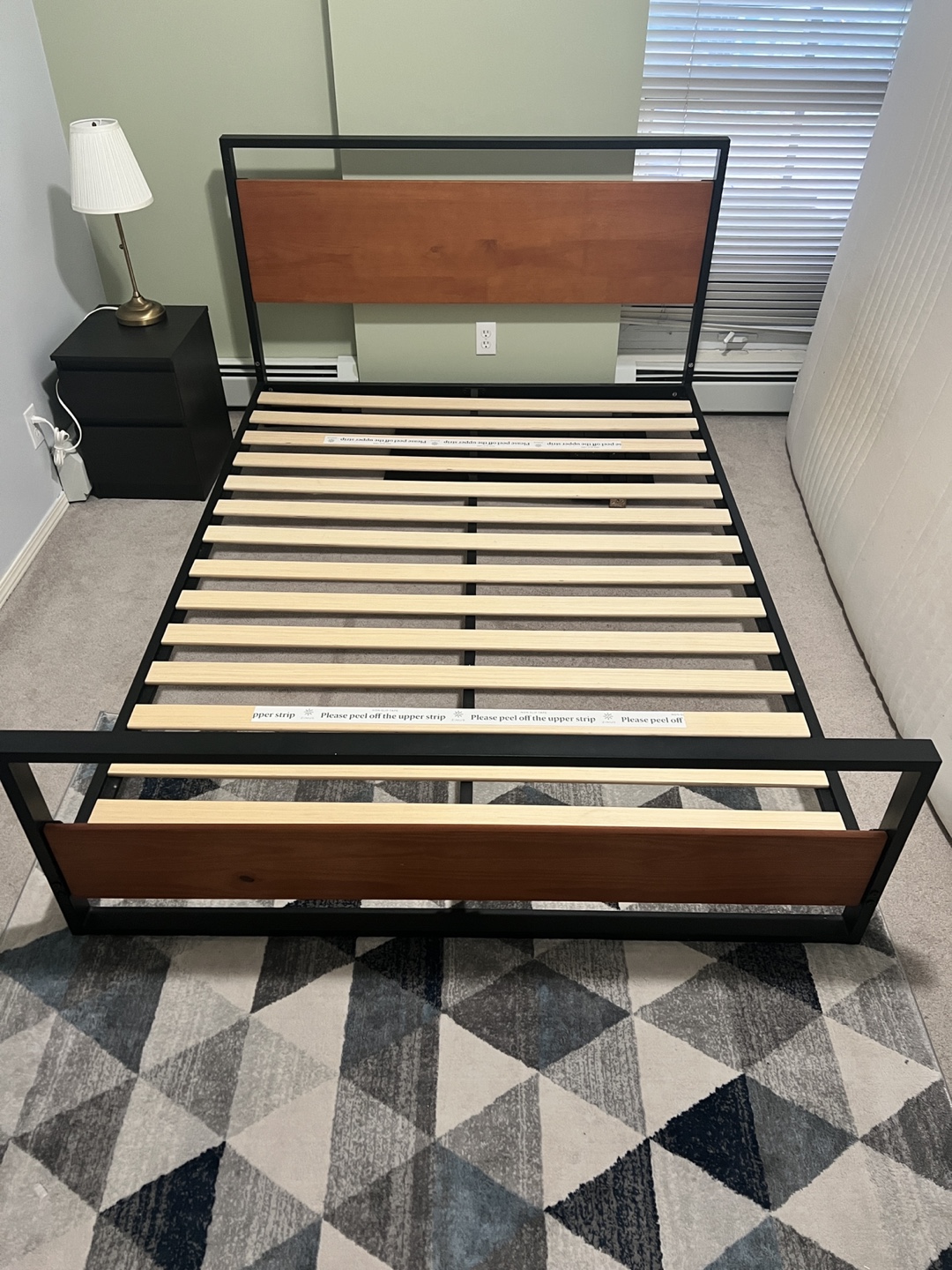 Queen bed frame - Metal - photo 2