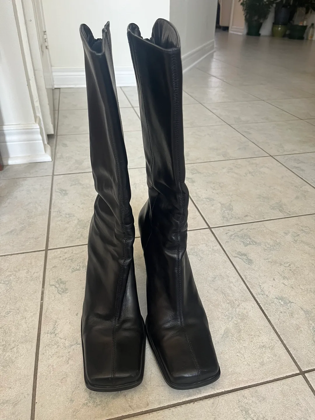 ALDO Black Leather Boots thumbnail