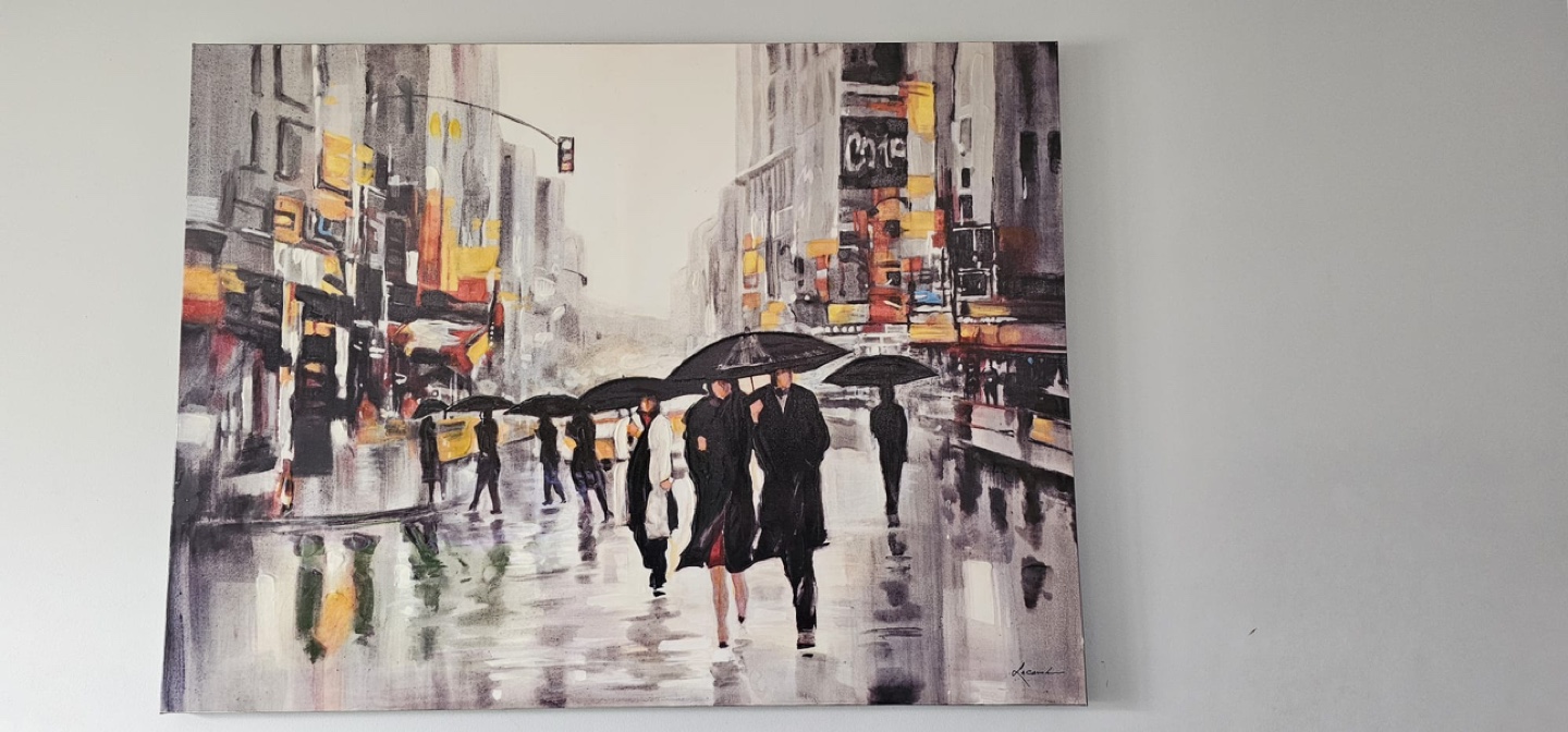 Canvas Cityscape Painting