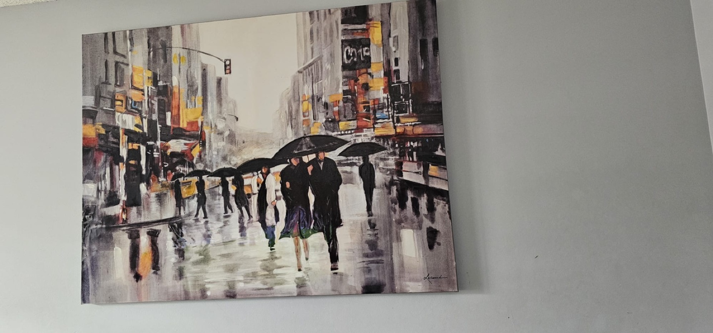 Canvas Cityscape Painting - photo 2