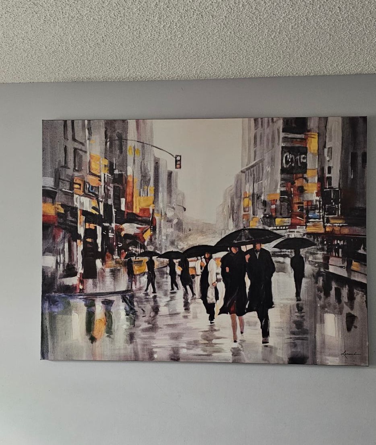 Canvas Cityscape Painting - photo 4