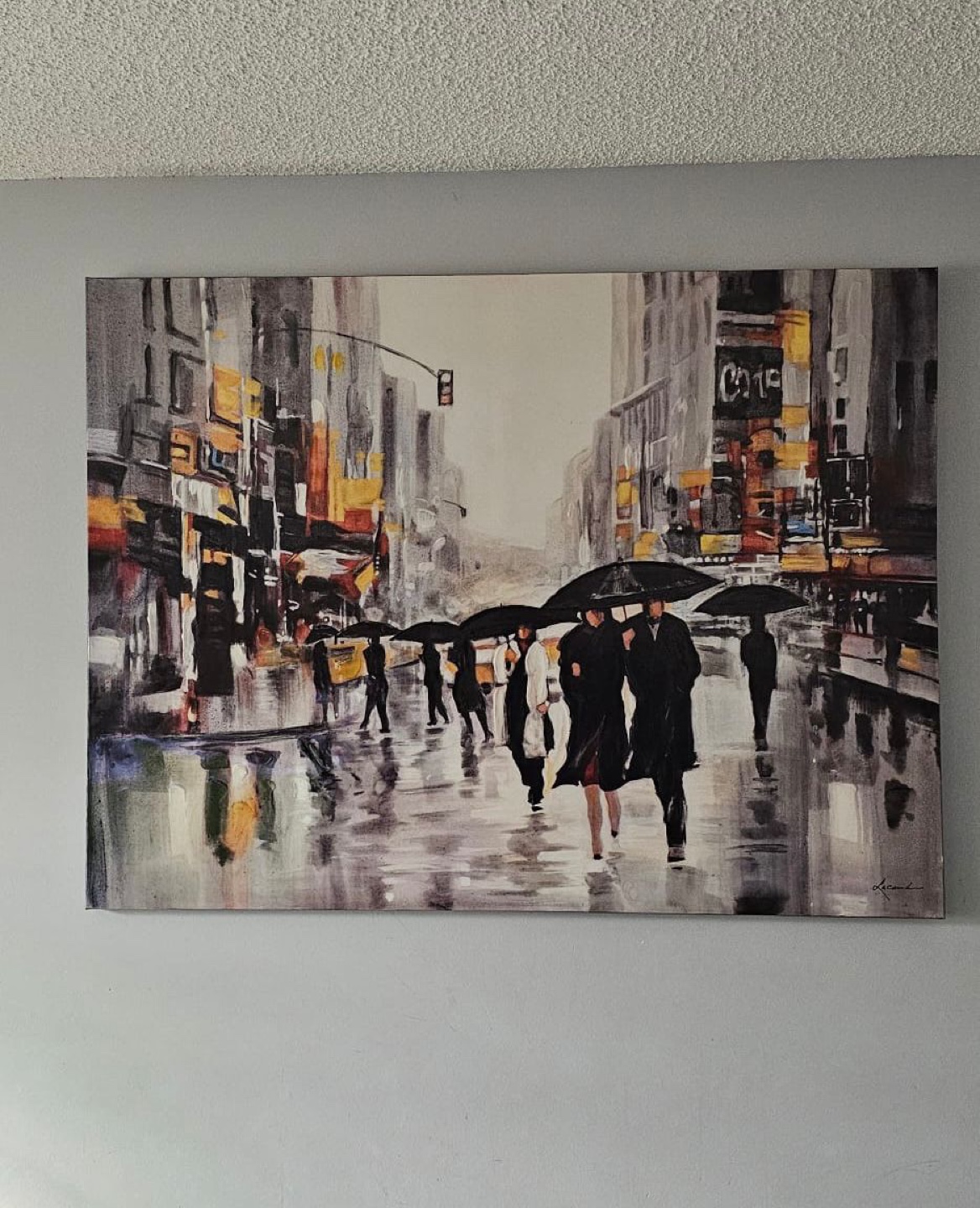 Canvas Cityscape Painting - photo 3