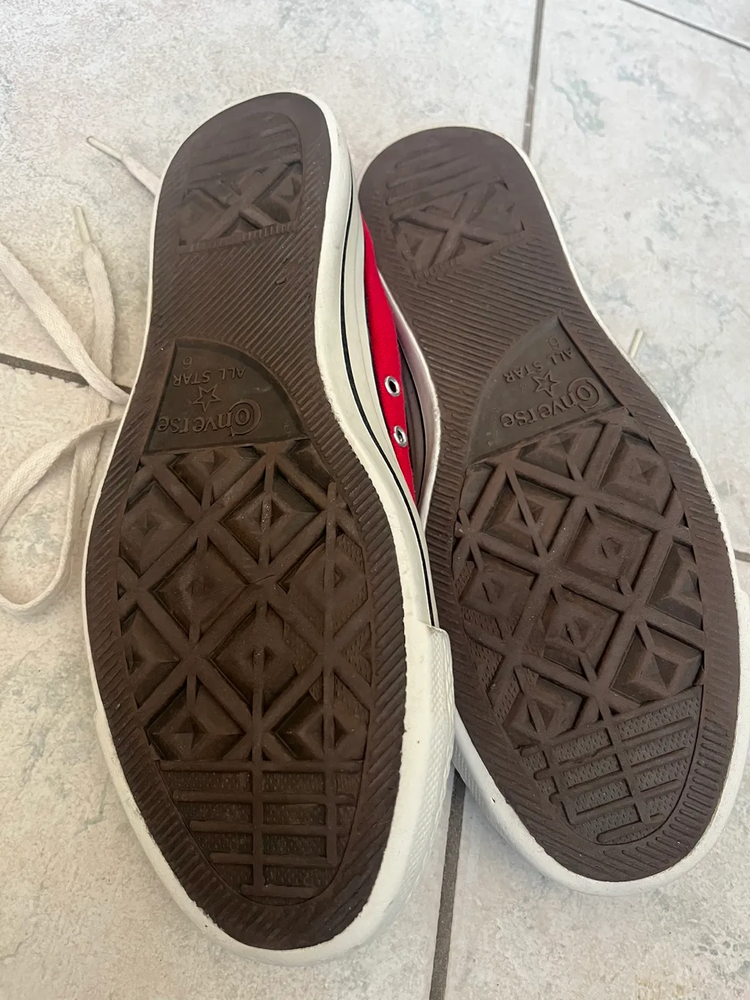 Red Converse All Star Sneakers image indicator(3)