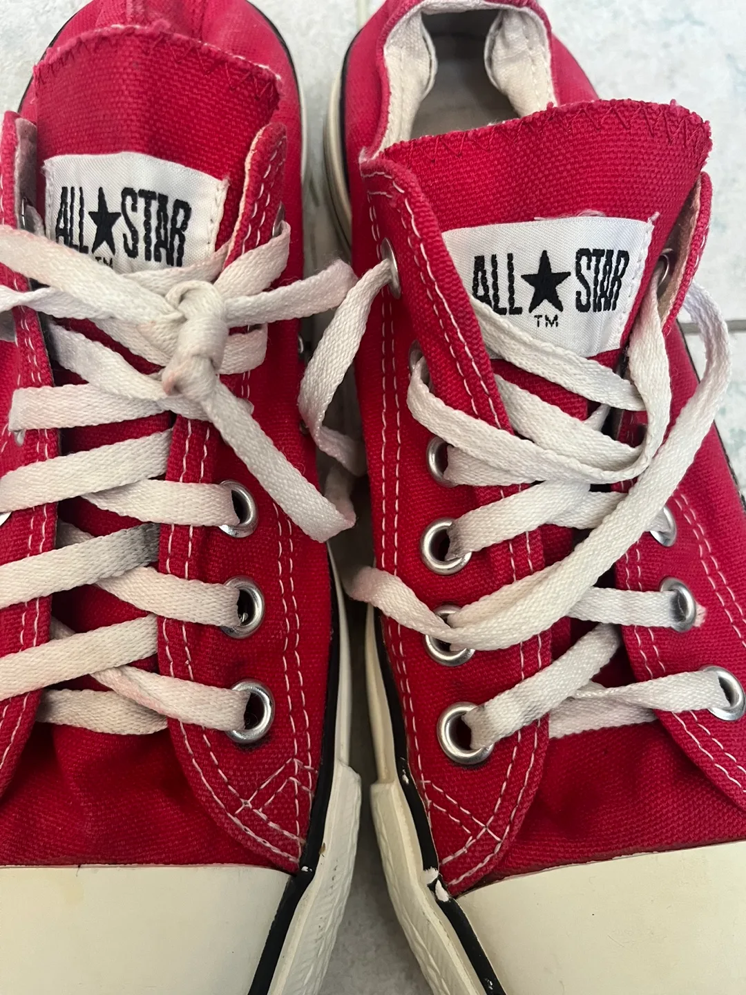Red Converse All Star Sneakers image indicator(2)