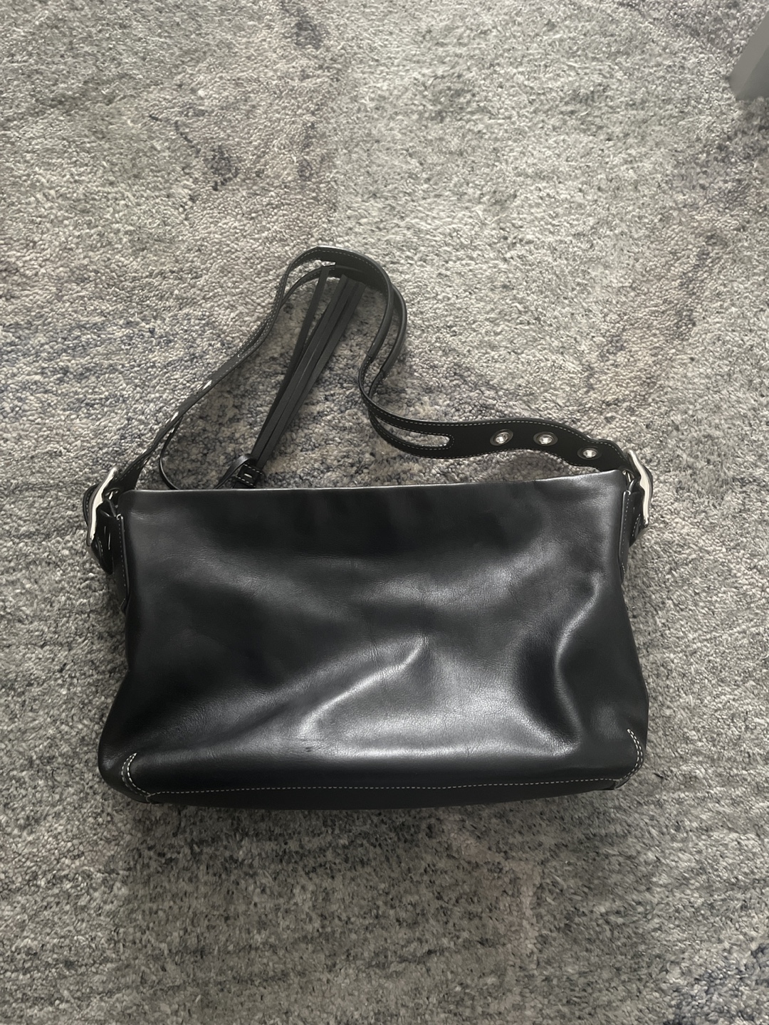 Coach Black Leather Shoulder Bag - photo 2
