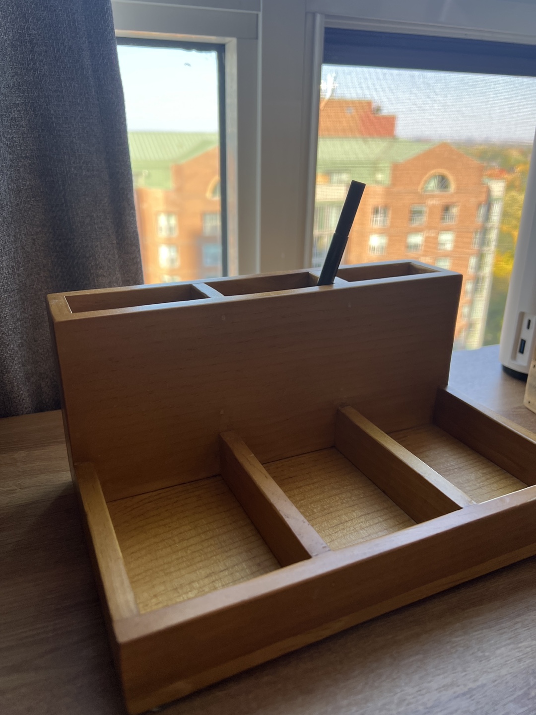 Wooden Desk Organizer