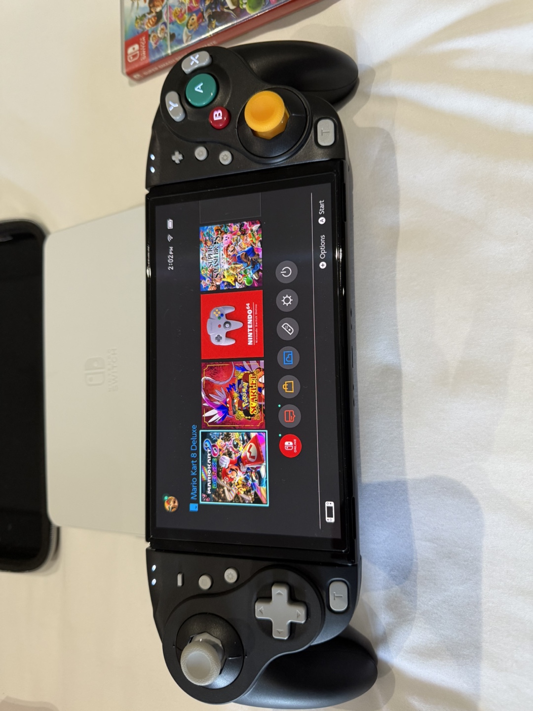 Nintendo Switch OLED with Games and Controller - photo 2