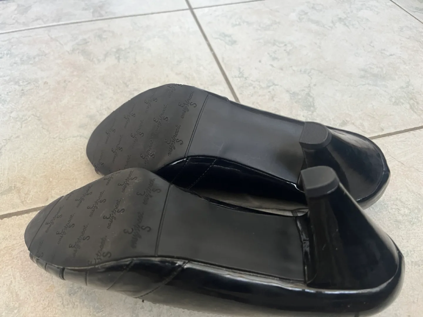 Easy Street Black Peep Toe Heels image indicator(4)