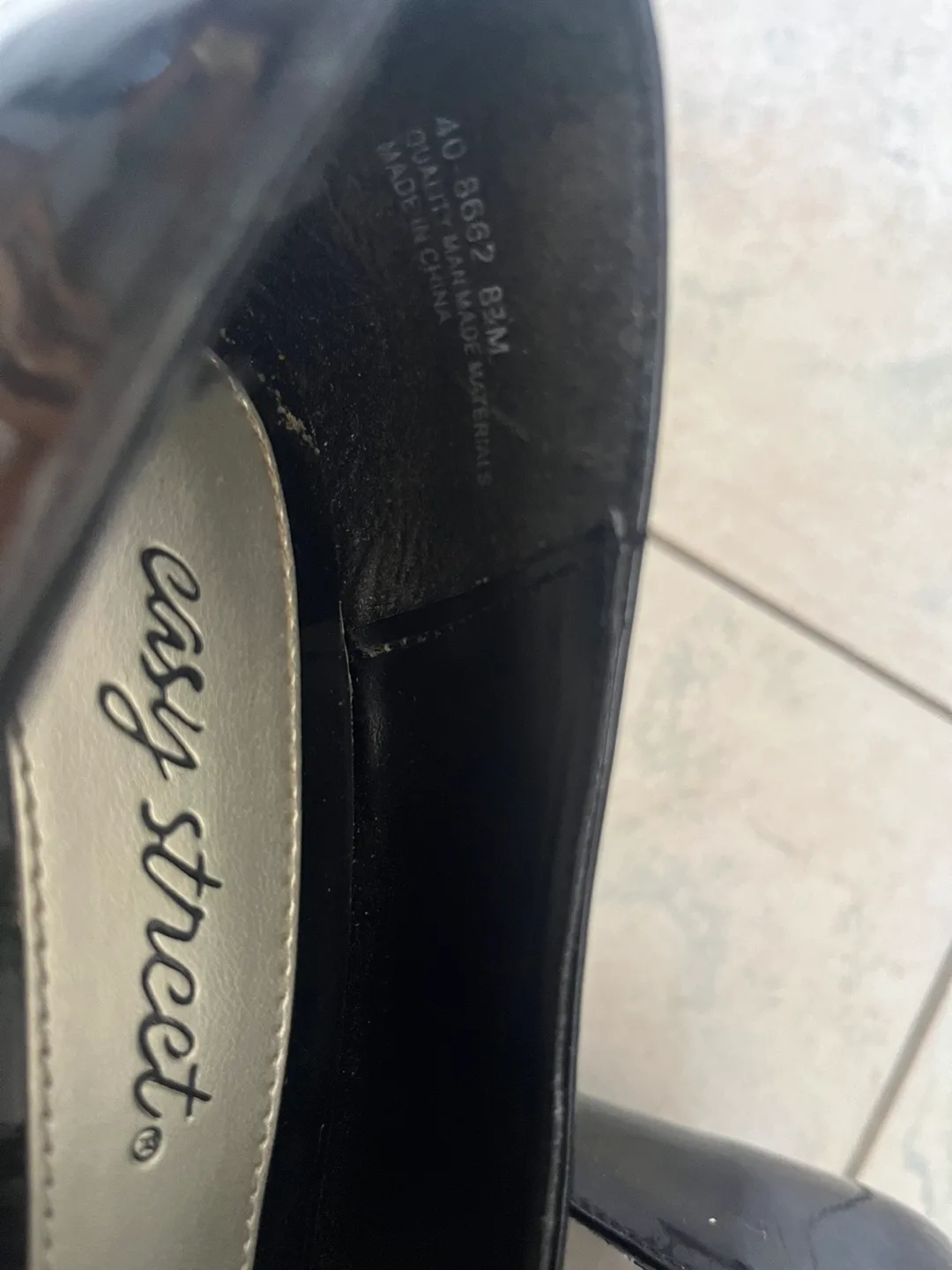 Easy Street Black Peep Toe Heels image indicator(5)