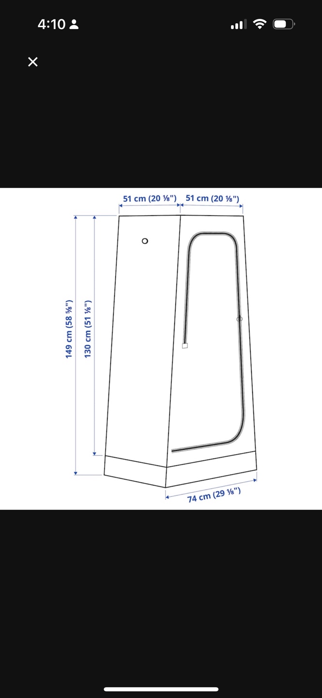 IKEA Vuku White Popup closet - photo 4