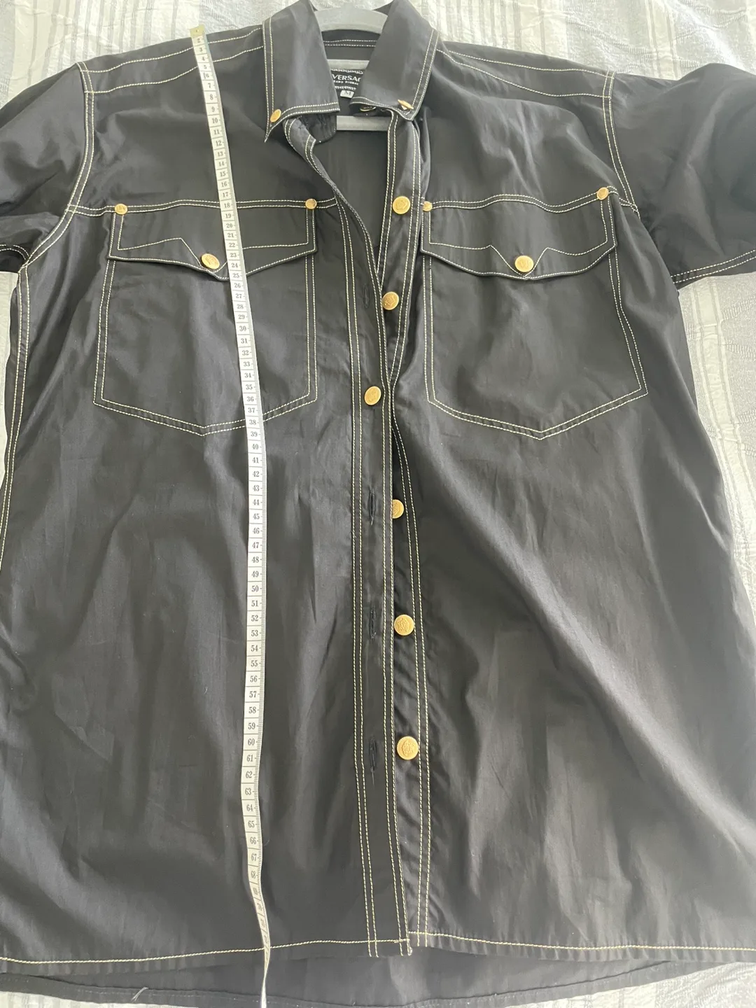 Vintage Versace Jeans Couture Black Button Up Shirt image indicator(3)