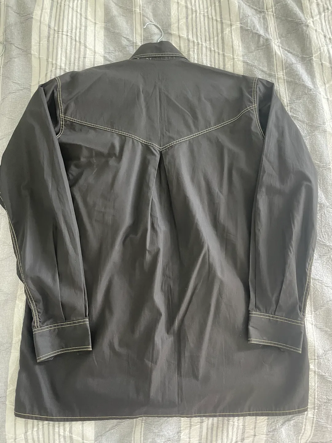 Vintage Versace Jeans Couture Black Button Up Shirt image indicator(5)