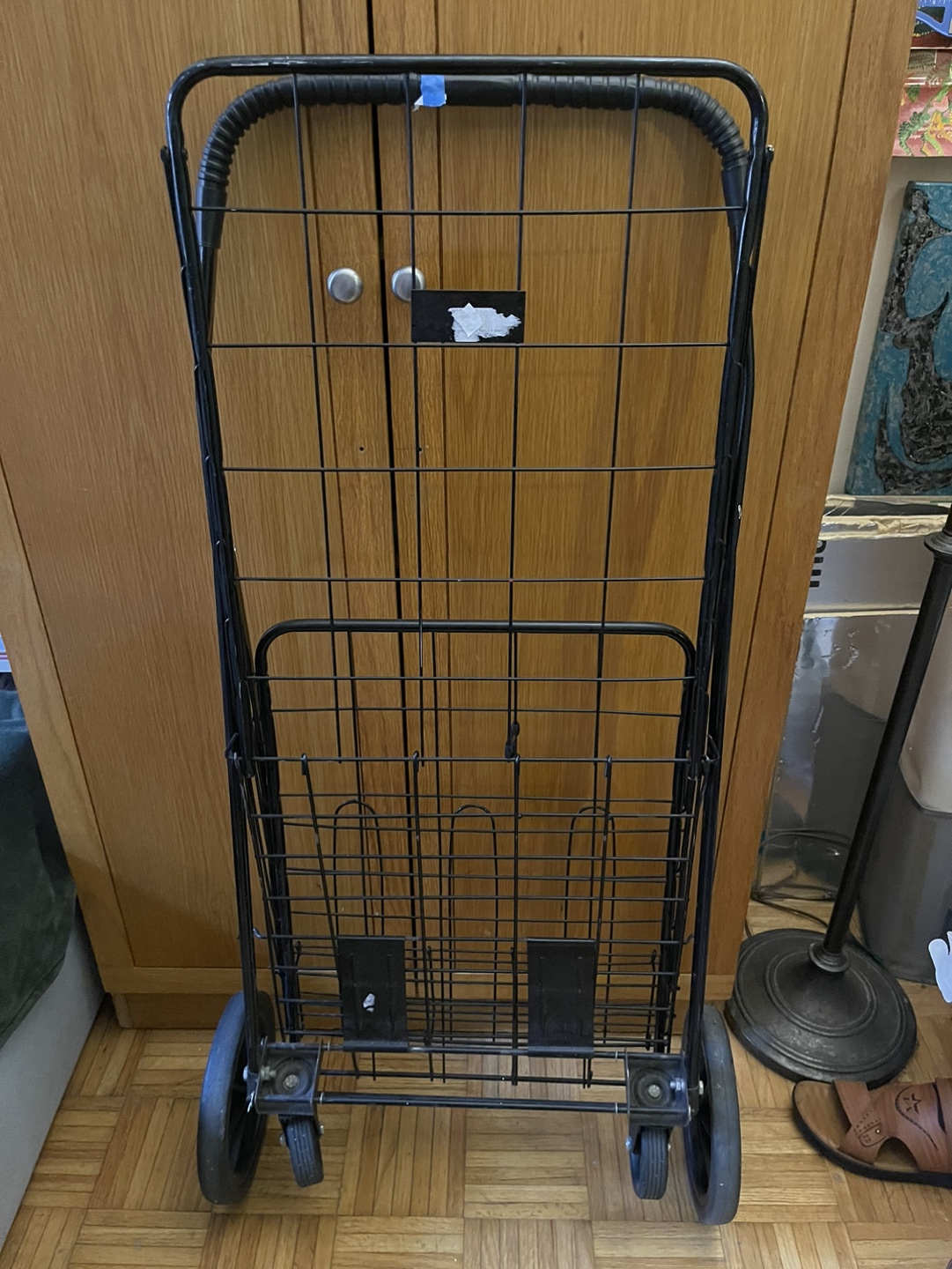 Large Folding Shopping Cart - photo 2