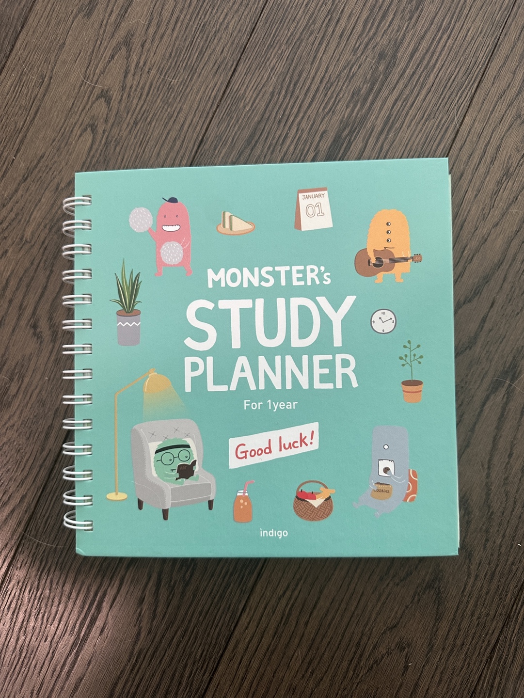 Monster's Study Planner - 1 Year